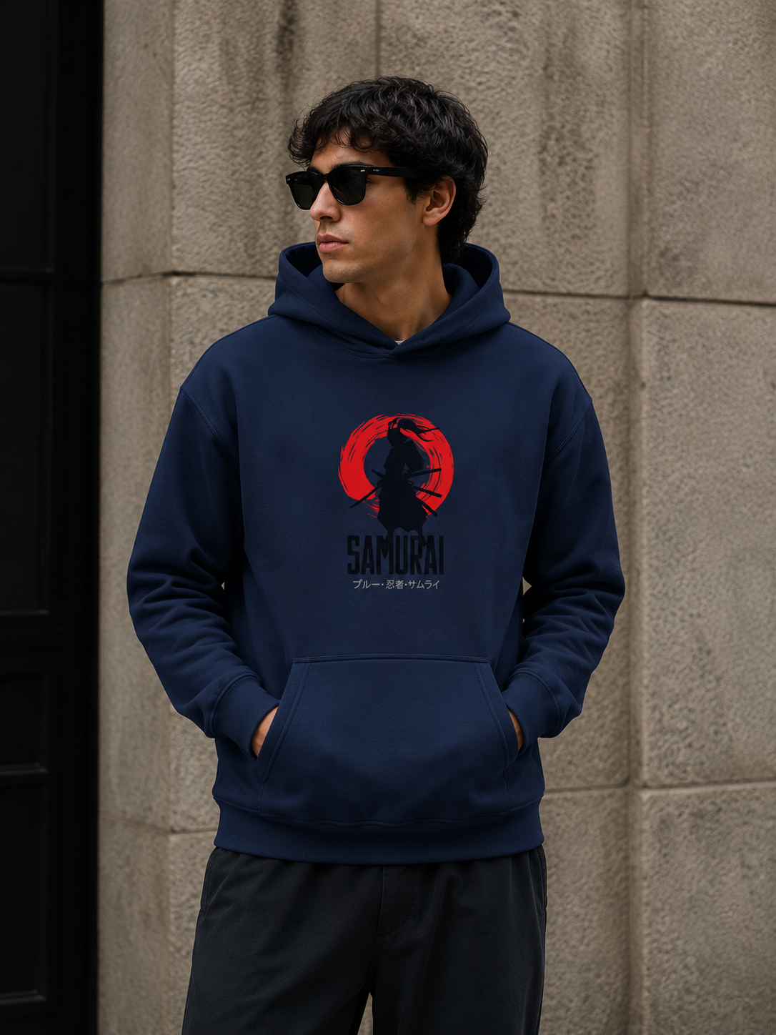 Aureum Prints - Pullover Black Hoodie